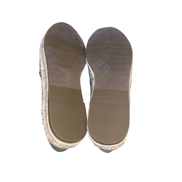JOIE Vivienne Olive Green Espadrille Slip On Flat size 37.5 or US 7 - Picture 4 of 5